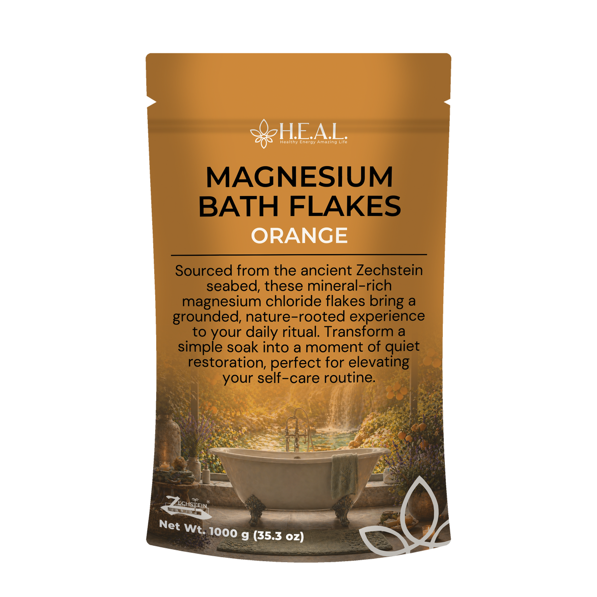 Orange Zechstein Magnesium Bath Soak