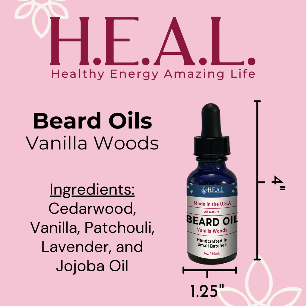 Vanilla Woods Natural Beard Oil – 1 oz