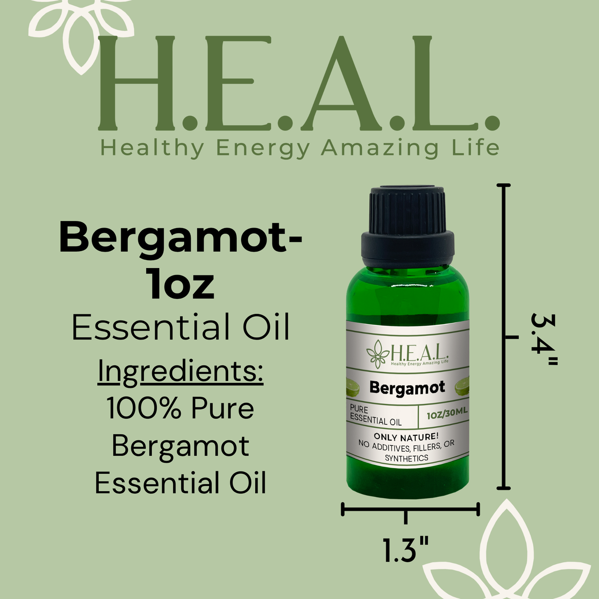 Bergamot Pure Essential Oil