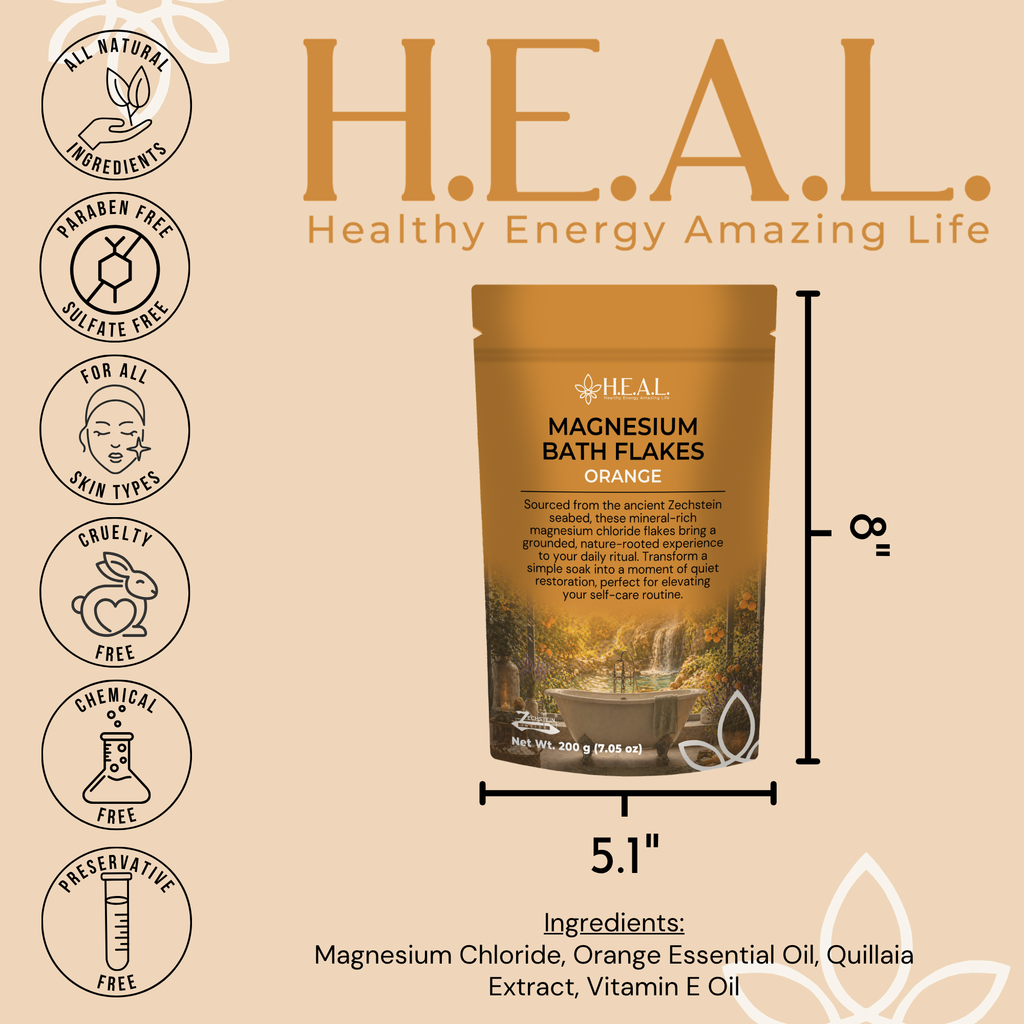 Orange Zechstein Magnesium Bath Soak
