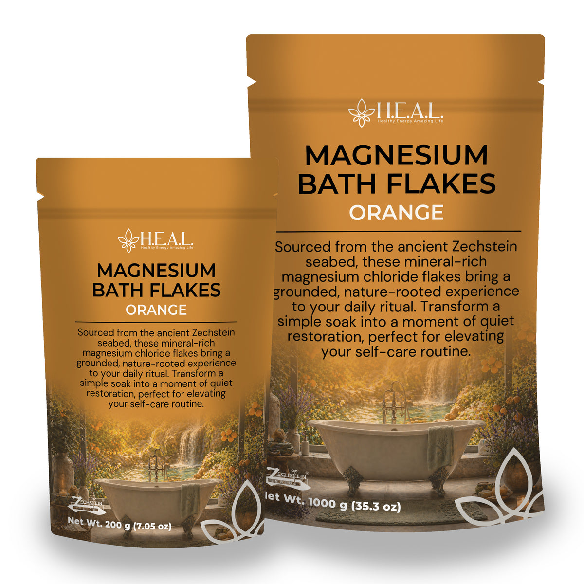 Orange Zechstein Magnesium Bath Soak